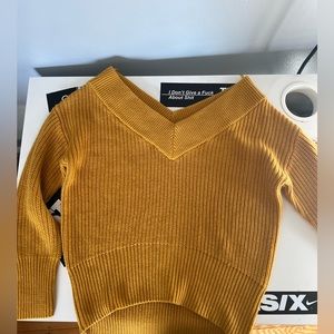 Topshop cropped sweater